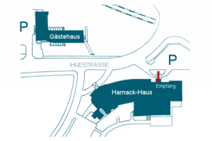 Local map of the Harnack-Haus and guest house © Harnack House of the Max Planck Society